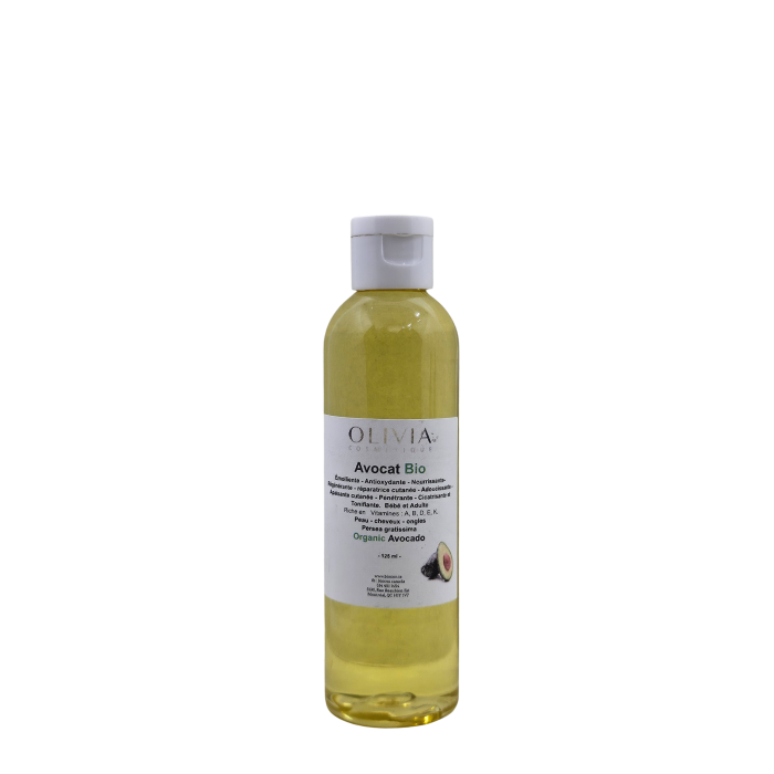 Huile d'avocat biologique